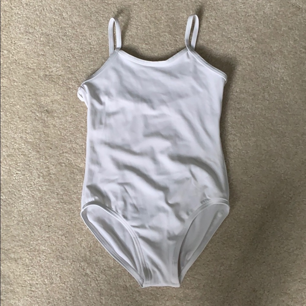 Balera White Camisole Leotard